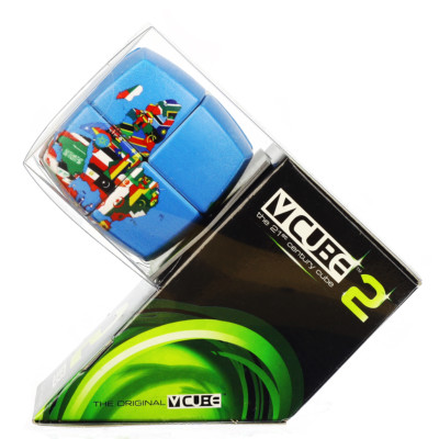 Set V-CUBE 2x2 + 3x3 - Cubi Di Rompicapo Colorati, Per Divertimento Da 3 A 100 Anni
