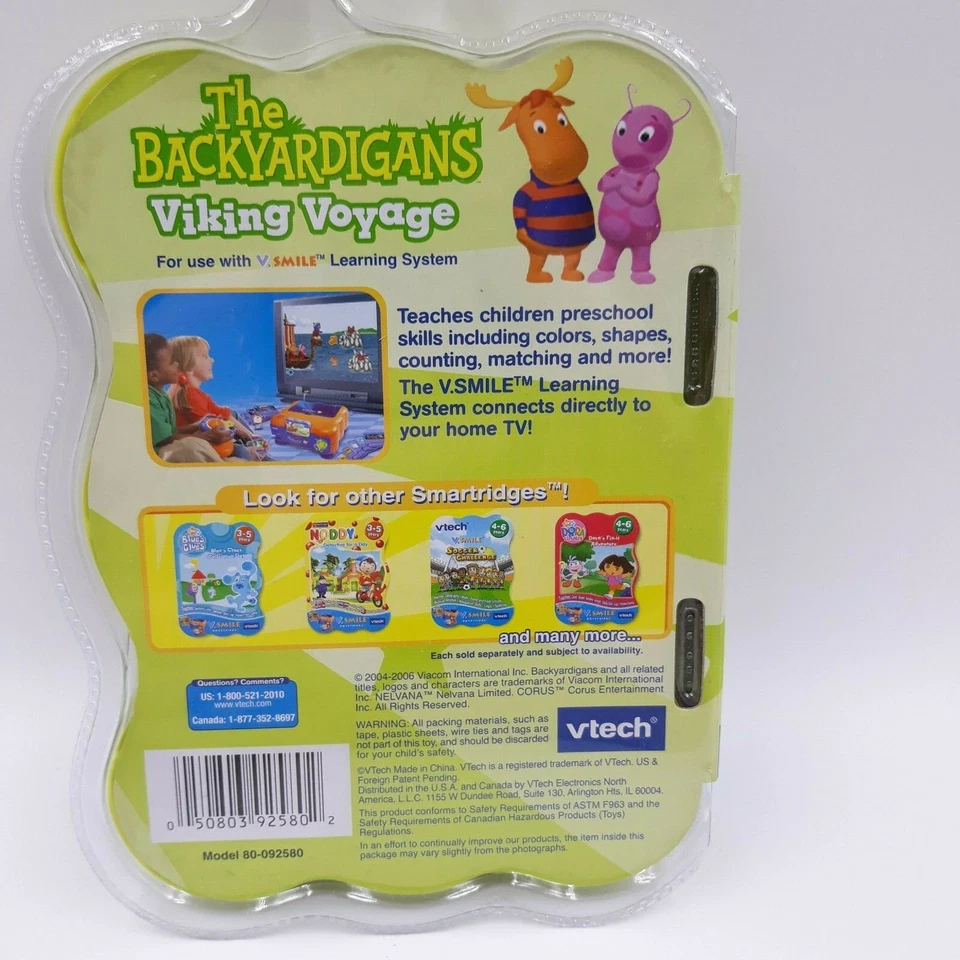 Vtech V smile The Backyardigans Viking Voyage Video Game Sealed Ages 3-5 Years - Image 4 of 4