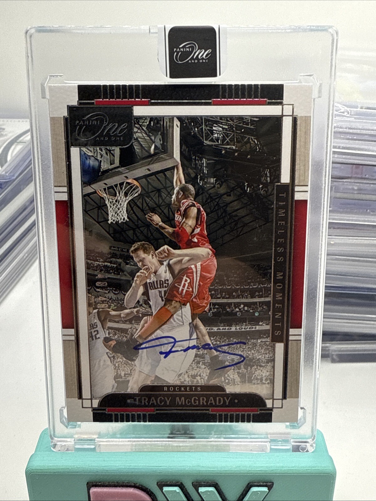 23-24 Panini One And One Tracy Mcgrady Timeless Moments Autograph /49 CASE HIT