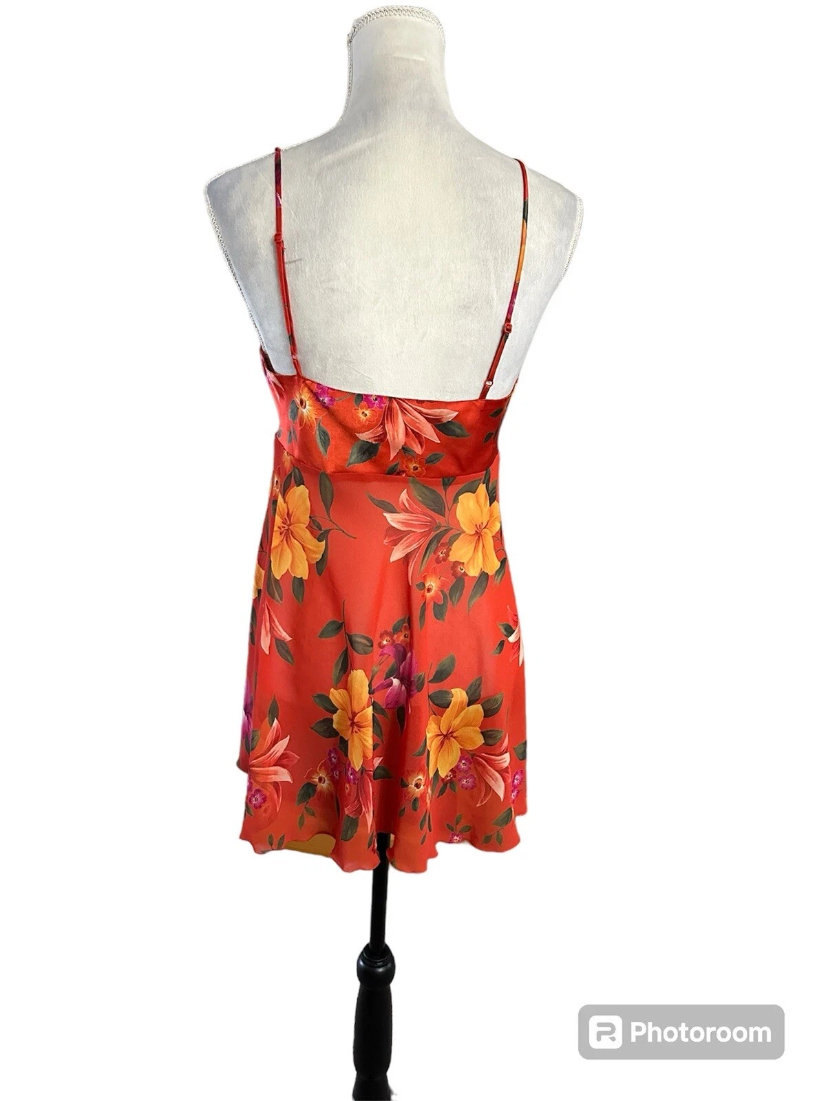 UNDERCOVER Abito Victorias Secret donna slip babydoll trasparente floreale boudoir sexy Y2K