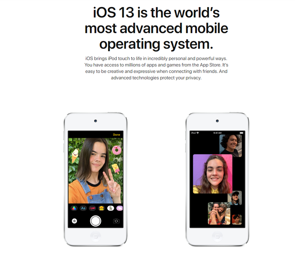 Apple iPod Touch 128GB 7th Generation - Space Gray (MVJ62LL/A) for