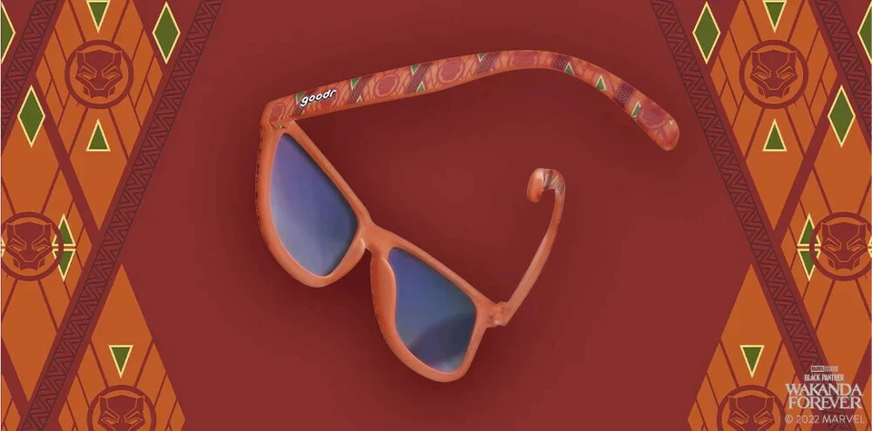 Очки солнцезащитные Goodr x Marvel Black Panther Wakanda Forever "Wakanda Forever" - Изображение 2 из 3