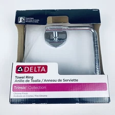 Delta 759460 Trinsic Wall Mounted Towel Ring - Chrome