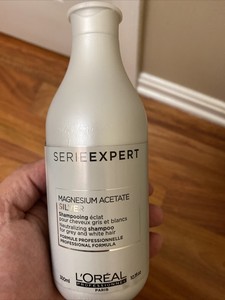 loreal magnesium acetate silver shampoo