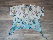 Colleen Lopez Poncho Floral Lightweight Size XS Tunic