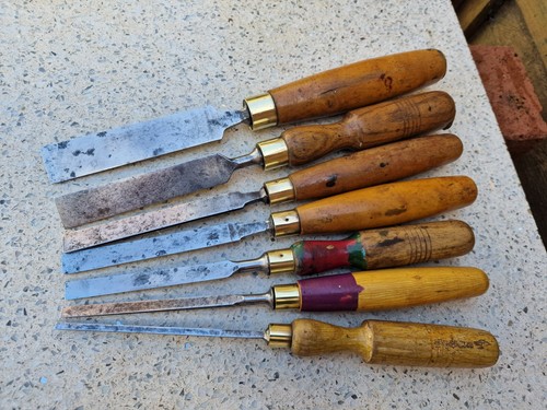 Vintage Job Lot Marples Chisels x 7 - Picture 10 of 12