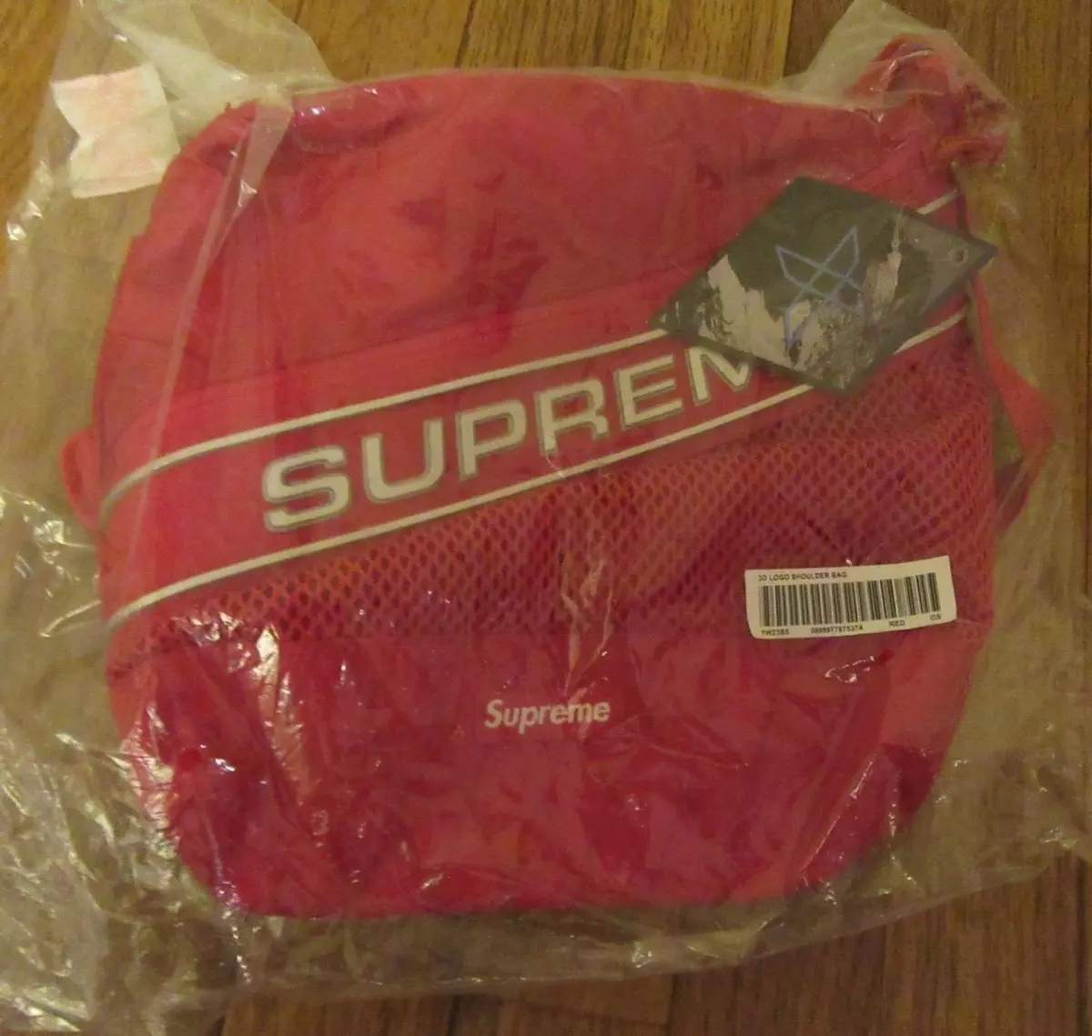 Supreme 3D Logo Shoulder Bag (Red)