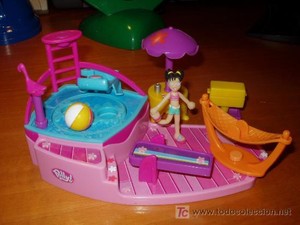 polly pocket con piscina
