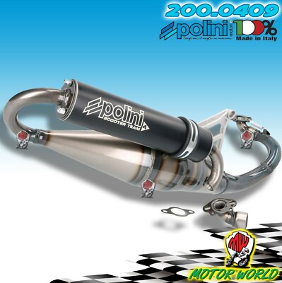 Scarico Sportivo Polini Team 4 Per Scooter Minarelli 50cc - Omologato Per Strada | Prestazioni Migliorate - Foto 5