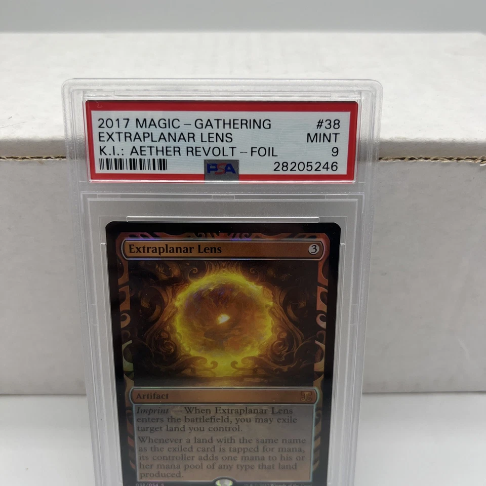 Extraplanar Lens - Psa 9 MINT - Kaladesh Inventions - MTG Masterpieces - Image 2 of 4