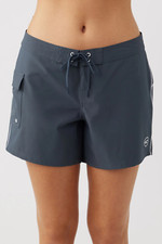 O'Neill Women's SALTWATER SOLIDS STRETCH 5" BOARDSHORTS -Slate -size 9 NEW w/tag