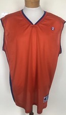vintage NEW YORK KNICKS blank NBA jersey ORANGE champion XL 48 customizable