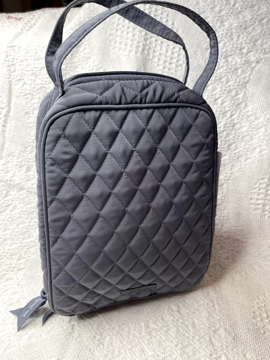 Vera Bradley Lunch Bunch Carbon Gray tote cooler insulated
