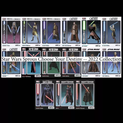 Marvel: Star Wars Sprouse Choose Your Destiny BUNDLE / 18-Pack / Lightsaber Var
