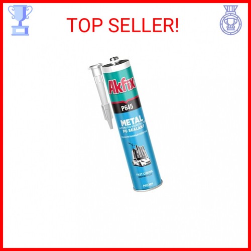 Akfix P645 Seam Sealer Automotive Black (1x10.1 Oz.) - Urethane Autobody Seam Se