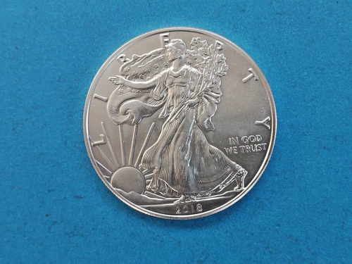 American Silver Eaghe 1 oz .999 Fine Sillver $1 Coin BU 2018