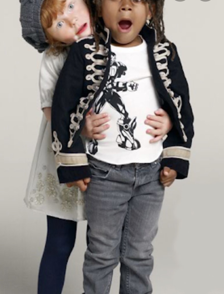 STELLA MCCARTNEY GAP Kids Baby Band Military Jacket Boy Girl