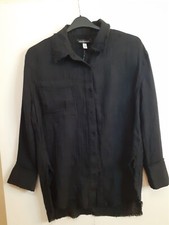 Urban Outfitters Long Sleeved Tunic Shirt, BlCk, Black, Small