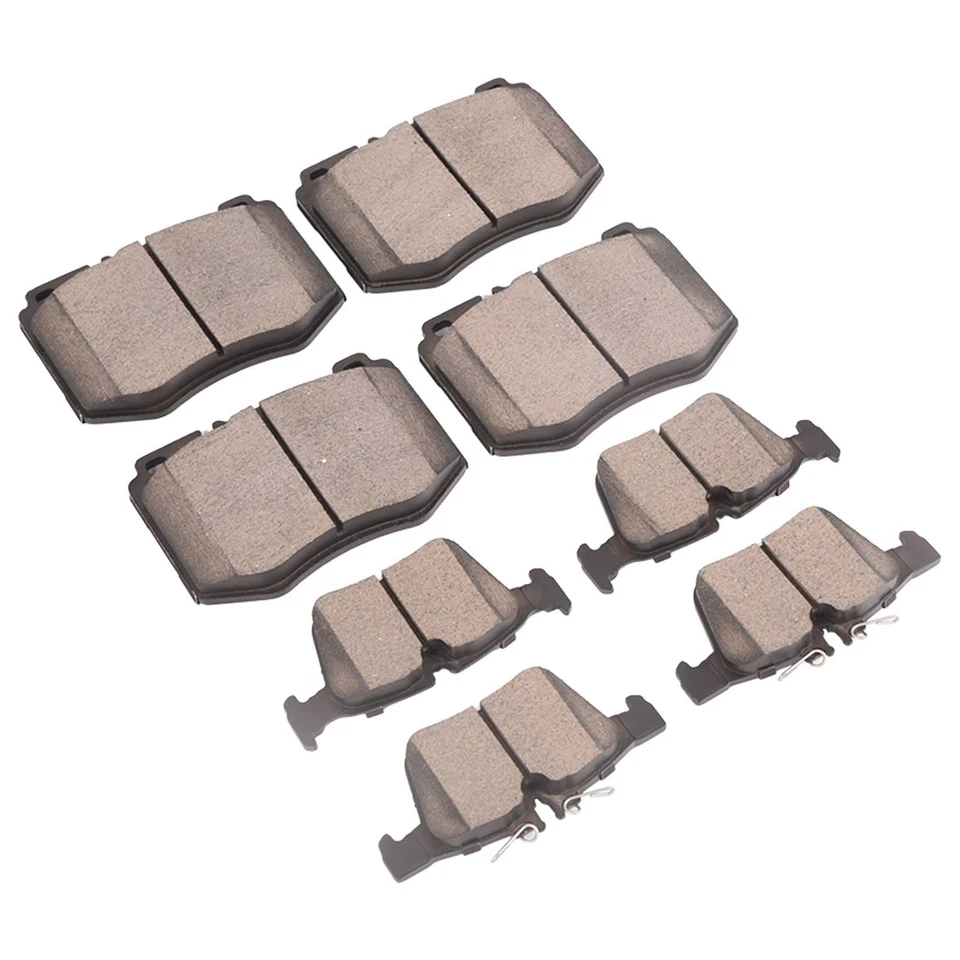 Kit de 8 pastillas de freno delanteras y traseras de cerámica para Mercedes Benz C300 2016-2021 Foto 3 de 4