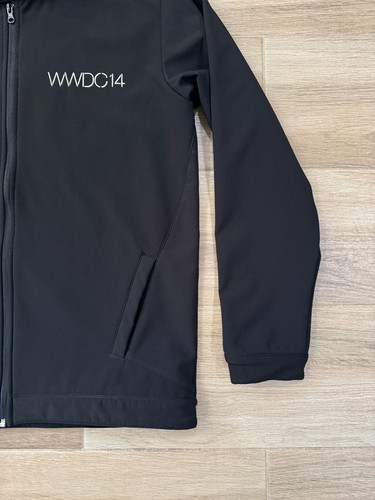 Apple WWDC Men's Jacket LARGE Zip Softshell Worldwide Developer Conference 2014 - Picture 9 of 15