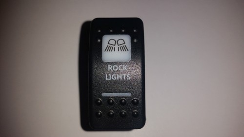 SBS - Rock Lights (AMBER) Can-Am Style Rocker Switch | eBay