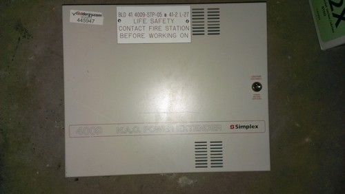 SIMPLEX 4009-9201 ADDRESSABLE IDNet NAC EXTENDER PANEL ONLY - 4009 - NO ...