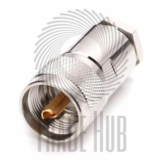 TRADE HUB- UHF / PL259 PLUG CLAMP CONNECTOR FOR RG8/RG213/LMR400/RG214 (4 PCs) - Image 2 of 3