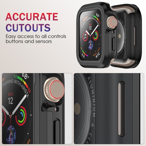 Pour Apple Watch Ultra 49mm Série 10 9 8 7 6 5 4 3 SE Coque Aluminium Bumper - Photo 14 sur 82