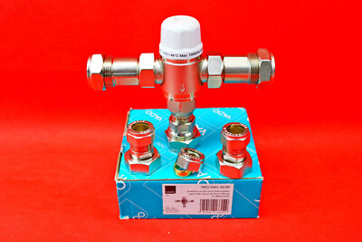Vado Protherm 15mm/22mm Inline Thermostatventil TMV3 zugelassen PRO-5001-W/NP