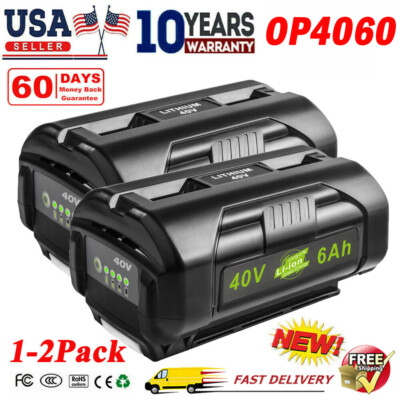Upgraded 2-Pack 7.5Ah 40V Replacement Battery For Ryobi – Compatible With OP4026, OP40601, OP4050A & More, Lithium-Ion