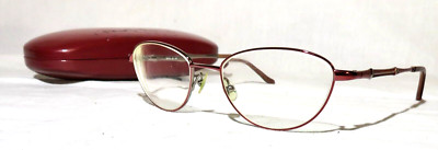 Port Royale eyeglass frame model Becca #2, 51-18-135 Red wine metal frame