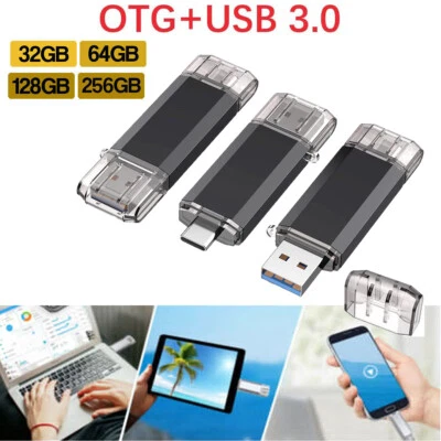 USB 3.0 Type C Flash Drive OTG High-Speed Data Memory Storage for Phone