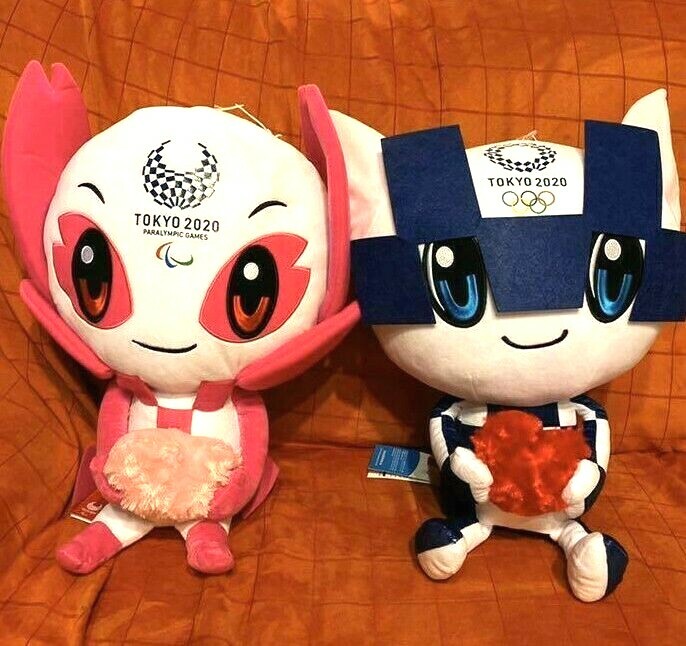 Tokyo 2020 Olympics Mascot Jumbo Plush Doll Stuffed Toy Miraitowa