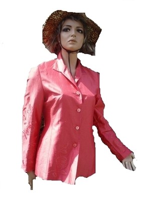 Apriori by Escada Blazer Stickerei Gr 36 100% Seide