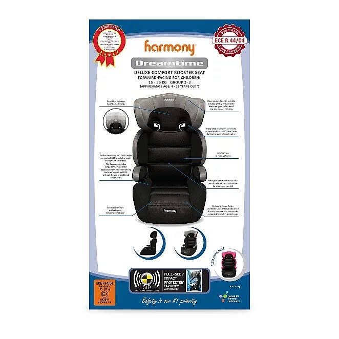 Harmony Group 2/3 Dreamtime Deluxe Booster Car Seat Brand New Boxed eBay