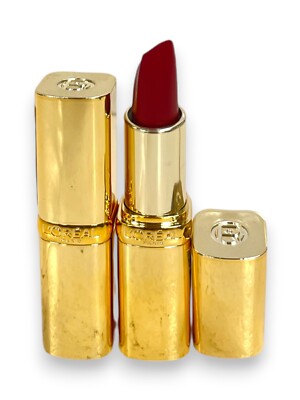 L'Oreal Colour Riche Lipstick The Reds (189 Ambitious Red) Lot of 2 x (0.13oz)