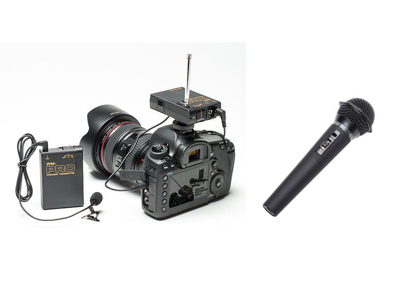 Pro a6600 WLM H DSLR wireless lavalier + handheld mic for Sony a6500