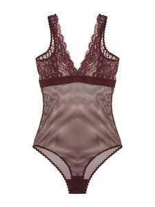 Stella Mccartney Sophie Surprising Bodysuit Color Plum Size Small S92 287 28 Ebay
