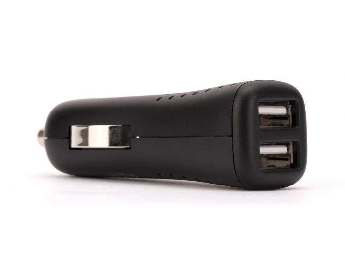 Griffin Ultra-Powerful Dual USB Car Charger + Micro-USB Cable 10W+10W 3FT - Black