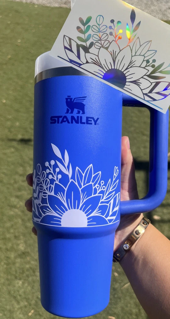 Accessories For Stanley Cup HOLOGRAPHIC 40oz 30oz Vinyl Sticker Decal Aesthetic