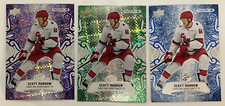 2024-25 UD ICE Hockey SCOTT MORROW #123 BASE, EMERALD GREEN & PURPLE