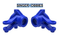 Traxxas 10736-BLUE Steering Blocks Left & Right BLUE Mini Maxx TRA1