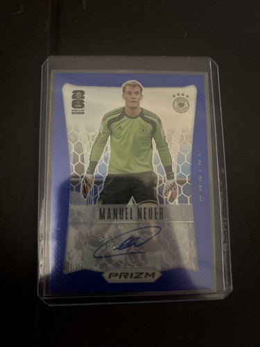 2026 Prizm World Cup SlBlue Manuel Neuer Throwback Signatures Auto 3/3 Grail!!!!
