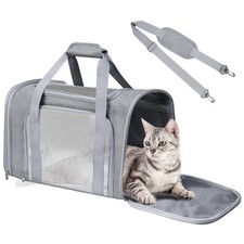 Cat Carrier Soft for Pets Up to 25 Lbs, Cat Travel Bag Soft-Sided with Padded...