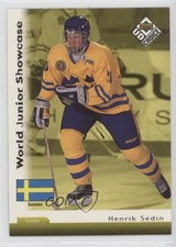 1998-99 Upper Deck UD Choice Swedish Henrik Sedin #220 HOF 0bg9