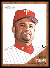 Placido Polanco 2011 Topps Heritage #146 Phillies MLB READ FREE SHIPPING