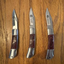 NRA National Rifle Association Folding Pocket Knife &ndash; 440 Stainless Lot Of 3!