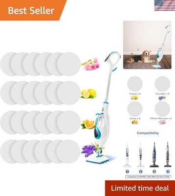 4 Fresh Fragrance Discs - 24 Pcs for Steam Mops - Odor Eliminating Experience