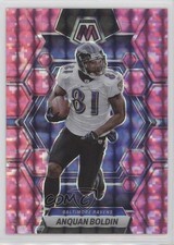 2023 Panini Mosaic Pink Camo Mosaic Prizm Anquan Boldin #18 10wc