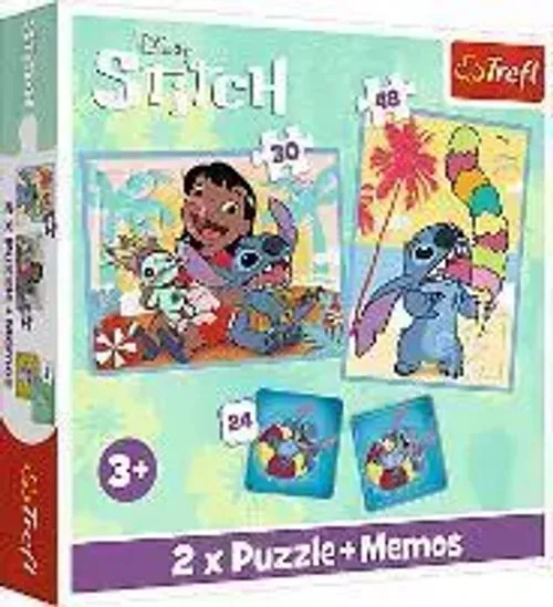 Puzzles - 2In1+Memos - Disney Lilo&Stitch | Spiel | Deutsch (2024) | Trefl SA-image